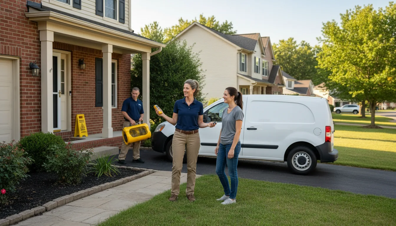 Residential water damage restoration in Wheeler, MI